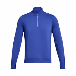 Under Armour Mens IntelliKnit Half Zip Running Top - L, Blue