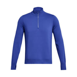 Under Armour Mens IntelliKnit Half Zip Running Top - M, Blue