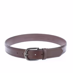 Ted Baker Picolt Brogue Detailing Bovine Leather Belt - 34in, Red