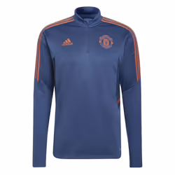 Adidas Mens 2022/23 Manchester United FC Training Top - S, Blue