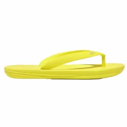 FitFlop Girls Ergonomic iQushion Flip Flops - 12 UK Child, Yellow