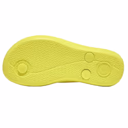 FitFlop Girls Ergonomic iQushion Flip Flops - 12 UK Child, Yellow