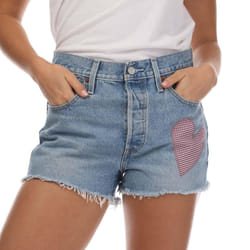 Levis Womens/Ladies 501 Original Shorts - 28R, Denim