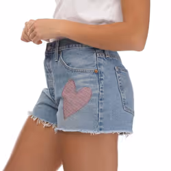 Levis Womens/Ladies 501 Original Shorts - 28R, Denim