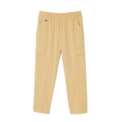 Lacoste Childrens/Kids Gabardine Lightweight Cargo Trousers - 4 Years, Natural