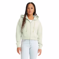 Levis Womens/Ladies Full Zip Hoodie - 10 UK, Green