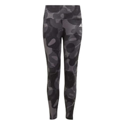 Adidas Girls Essentials Aeroready Camo Tights - 13-14 Years, Black/Grey