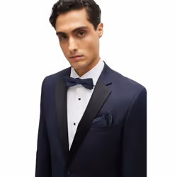 Boss Mens Pin Dot Silk Tie & Pocket Square Set
