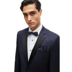 Boss Mens Pin Dot Silk Tie & Pocket Square Set