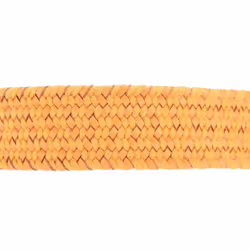 Ted Baker Galan Cow Leather Woven Belt - M-L, Mustard