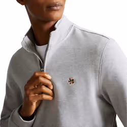 Ted Baker Unisex Adult Kilbrn Quarter Zip Sweatshirt - XS, Grey