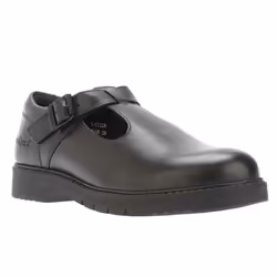 Kickers Womens/Ladies Finley Leather T-Bar Shoes - 5 UK, Black