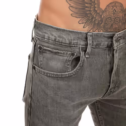Levis Mens 512 Little Love Tapered Leg Slim Jeans - 30R, Grey