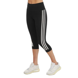 Adidas Womens/Ladies Optime Icons Training 3/4 Tights - 4 UK - 6 UK, Black