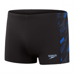 Speedo Mens Hyper Boom Splice Shorts - 32R, Black/Blue