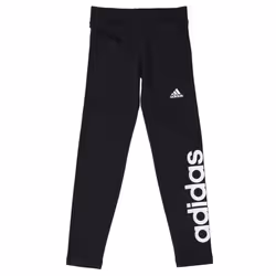 Adidas Girls Linear Logo Tights - 11-12 Years, Black