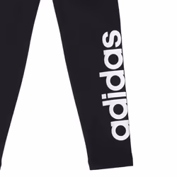 Adidas Girls Linear Logo Tights - 11-12 Years, Black