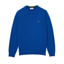 Lacoste Unisex Adult Organic Cotton Crew Neck Sweatshirt - XS, Blue