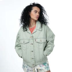 Levis Womens/Ladies 90's Trucker Jacket - 6 UK, Green