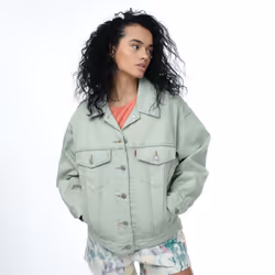 Levis Womens/Ladies 90's Trucker Jacket - 14 UK, Green