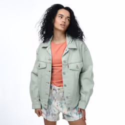 Levis Womens/Ladies 90's Trucker Jacket - 14 UK, Green