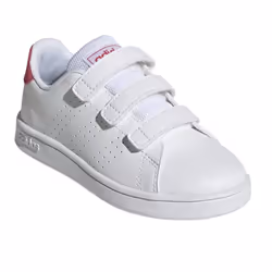 Adidas Childrens/Kids Court Trainers - 2 UK, White/Pink