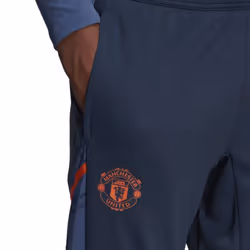 Adidas Mens 2022/23 Manchester United FC Tracksuit Bottoms - S, Navy