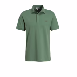Lacoste Mens Paris Stretch Regular Polo Shirt - XS, Khaki Green
