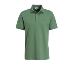 Lacoste Mens Paris Stretch Regular Polo Shirt - XS, Khaki Green