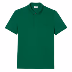 Lacoste Mens Paris Stretch Regular Polo Shirt - S, Green