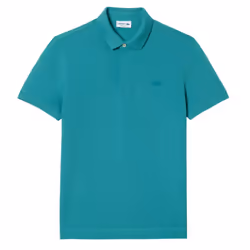 Lacoste Mens Paris Stretch Regular Polo Shirt - S, Teal