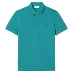 Lacoste Mens Paris Stretch Regular Polo Shirt - S, Teal