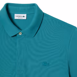 Lacoste Mens Paris Stretch Regular Polo Shirt - S, Teal
