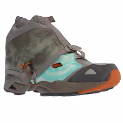 Reebok Mens Happy99 InstaPump Fury 95 Leather Trainers - 4.5 UK, Mint