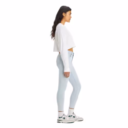 Levis Womens/Ladies 710 Faithfully Yours Skinny Jeans - 27S, Light Blue