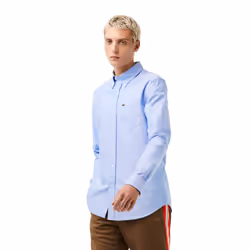Lacoste Mens Oxford Cotton Regular Shirt
