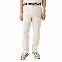 Lacoste Mens Live Heritage Organic Cotton Patchwork Trousers