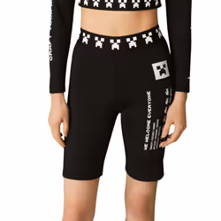 Lacoste Womens/Ladies Live X Minecraft Biker Shorts - 6 UK, Black