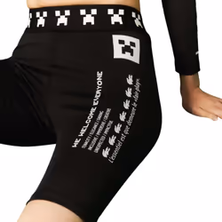 Lacoste Womens/Ladies Live X Minecraft Biker Shorts - 8 UK, Black