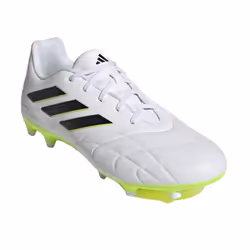 Adidas Unisex Adult Copa Pure.3 Firm Ground Leather Football Boots - 11 UK, White