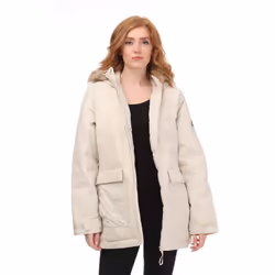 Adidas Womens/Ladies Utilitas Hooded Parka - XS, Beige