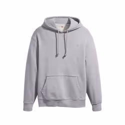 Levis Mens Graphic Relaxed Fit Hoodie - M, Grey Marl