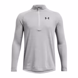 Under Armour Boys Technical Half Zip Long-Sleeved Top - 9-10 Years, Grey