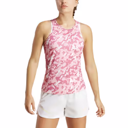 Adidas Womens/Ladies Own The Run Camo Running Tank Top - XXS, Pink