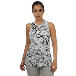 Adidas Womens/Ladies Fast Graphic Tank Top - 12 UK - 14 UK, Grey