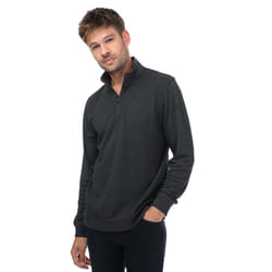 Ted Baker Mens Bits Textured Funnel Neck Sweater Top - XL, Charcoal