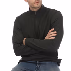 Ted Baker Mens Bits Textured Funnel Neck Sweater Top - XL, Navy
