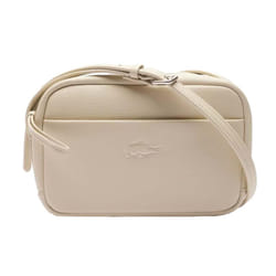 Lacoste Womens/Ladies City Court Logo Grain Leather Shoulder Bag
