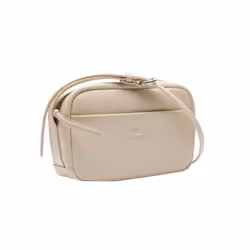 Lacoste Womens/Ladies City Court Logo Grain Leather Shoulder Bag