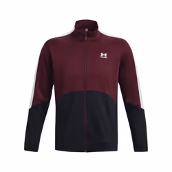 Under Armour Mens Tricot Fashion Track Jacket - S, Black